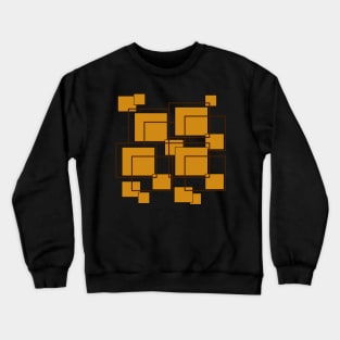 orange squares Crewneck Sweatshirt